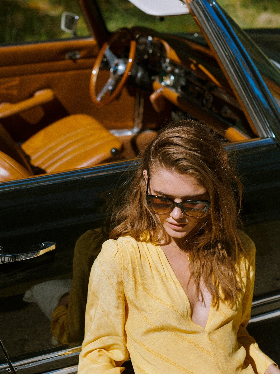 A. Kjærbede Billy solbriller - Demi Tortoise - Bahne